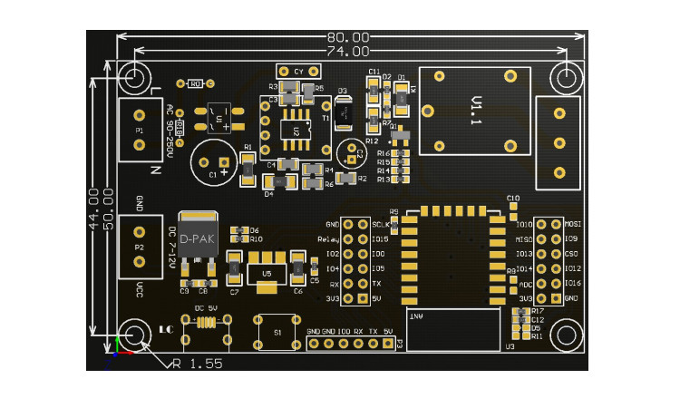 black circuit board connectors